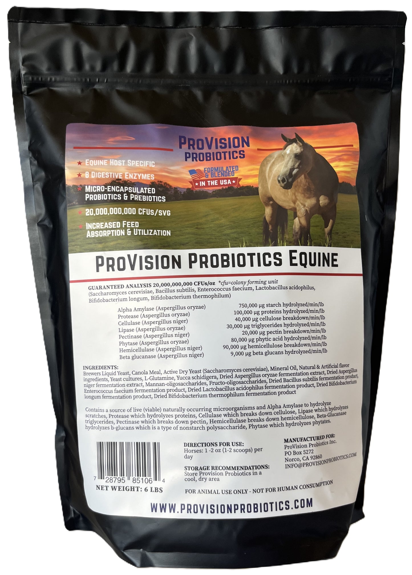 Provision Probiotics Equine 6lb